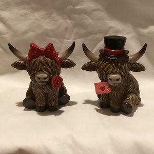 Valentine Highland Cows - Set of 2